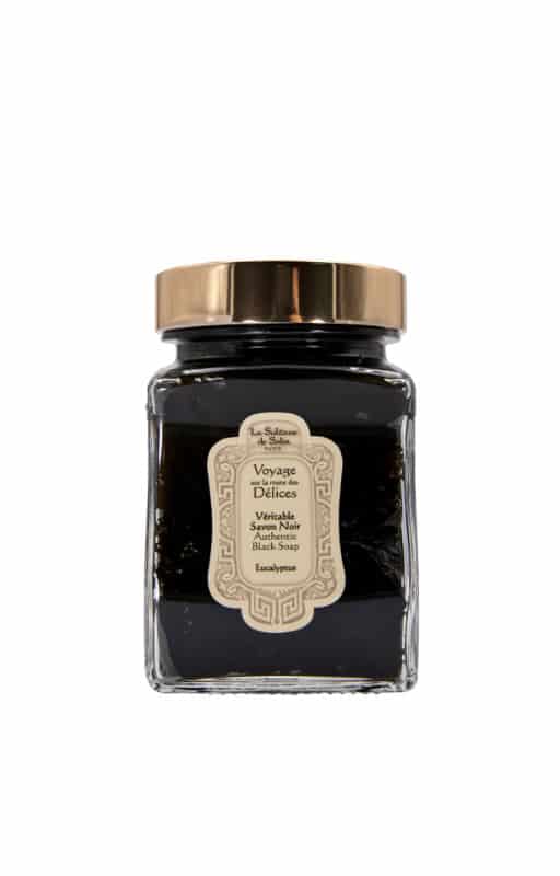 real black soap with<br> eucalyptus essential oil scrub 300g