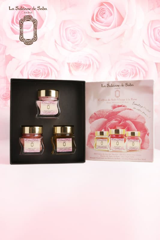 rose fragrance<br> face care set